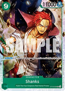 Shanks (ST16-004) (V.1) PRB02 Super Rare Near Mint Englisch