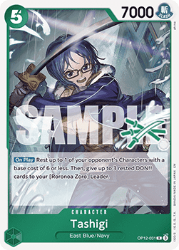 Tashigi (OP12-031) LD01 Rare Near Mint Englisch