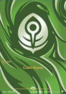 Calm Rune OGNX-042b Showcase Near Mint Englisch Foil