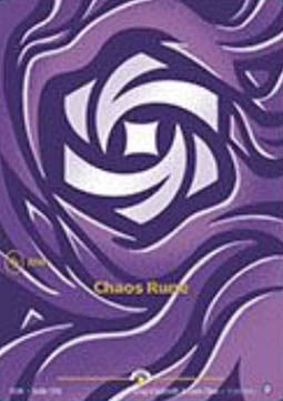 Chaos Rune OGNX-166b Showcase Boosterfrisch Englisch Foil