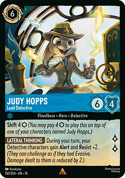 Judy Hopps - Hauptkommissarin 10WHI-150 Rare Near Mint Deutsch