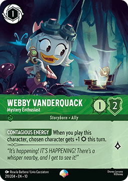 Nicky Vanderquack - Liebhaberin von Mysterien (V.2) 10WHI-211 Epic Near Mint Deutsch Foil