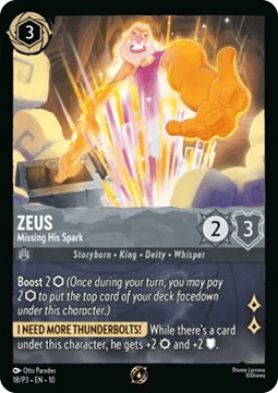 Zeus - Vermisst seine Blitze PR3-18 Promo Near Mint Deutsch Foil