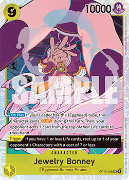 Jewelry Bonney (OP13-108) (V.1) OP13 Super Rare Near Mint Englisch