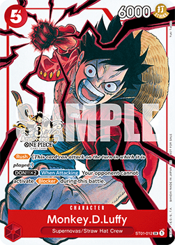 Monkey.D.Luffy (ST01-012) UP Super Rare Near Mint Englisch