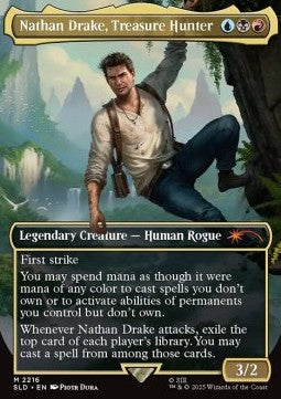 Nathan Drake, Treasure Hunter SLDPS-2216 Mythic Excellent Englisch Foil
