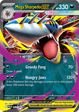 Mega Tohaido ex PFL-061 Double Rare Excellent Deutsch