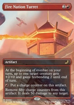Fire Nation Turret TLE-64 Rare Near Mint Englisch Foil