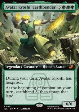 Avatar Kyoshi, Earthbender (V.2) TLE-201 Mythic Near Mint Englisch Foil