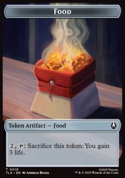 Food Token // Dragon Token (R 4/4 Flying, firebending 4) TTLA-T 19/9 Token Near Mint Englisch Foil