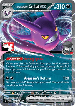 Team Rockets Iksbat ex PPS8-DRI 122 Prize Pack Series GD Deutsch