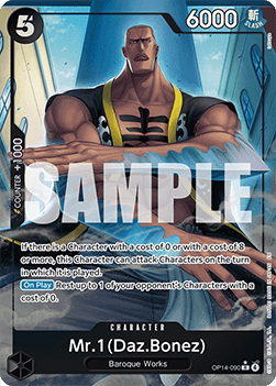 Mr.1(Daz.Bonez) (OP14-090) (V.2) OP14 Alternate Art Near Mint Englisch