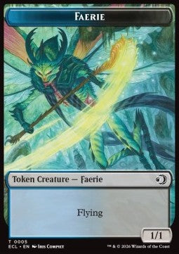 Faerie Token (UB 1/1) // Goblin Token (BR 1/1) TECL-T 5/6 Token Near Mint Englisch Foil