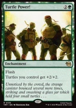 Turtle Power! TMT-135 Rare Near Mint Deutsch