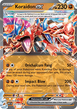 Koraidon ex ASC-121 Double Rare Near Mint Deutsch