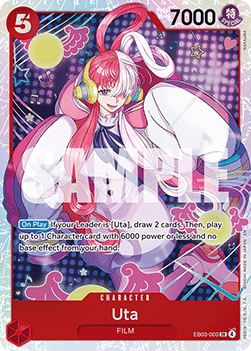 Uta (EB03-003) (V.1) EB03 Super Rare Near Mint Englisch
