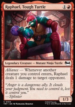 Raphael, Tough Turtle TMT-104 Common Near Mint Englisch Foil