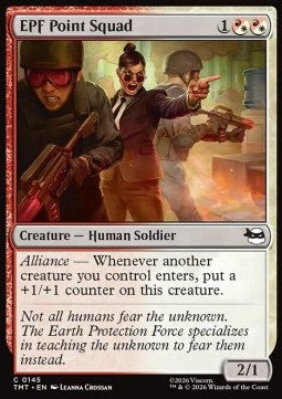 EPF Point Squad TMT-145 Common Near Mint Englisch Foil