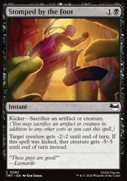 Stomped by the Foot TMT-82 Common Near Mint Englisch Foil
