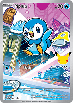 Piplup MEP-042 Promo Near Mint Englisch