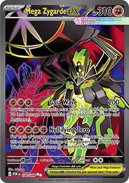 Mega Zygarde ex POR-104 Ultra Rare Near Mint Deutsch