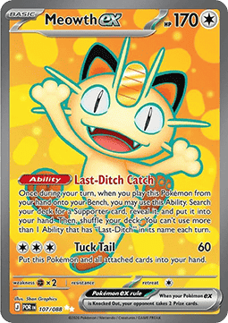 Meowth ex POR-107 Ultra Rare Near Mint Englisch