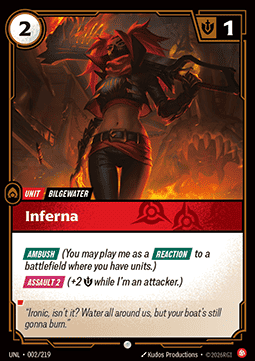 Inferna UNL-002 Common NM Englisch Foil