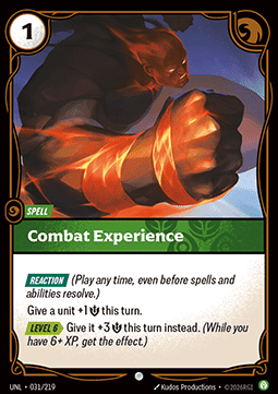 Combat Experience UNL-031 Common Near Mint Englisch Foil