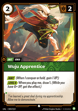 Wuju Apprentice UNL-040 Common Near Mint Englisch Foil