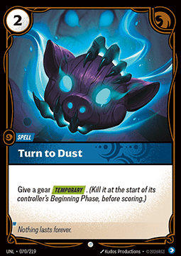 Turn to Dust UNL-070 Common Near Mint Englisch Foil