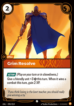 Grim Resolve UNL-095 Common Near Mint Englisch Foil