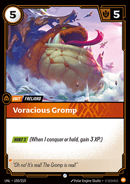 Voracious Gromp UNL-100 Common Near Mint Englisch Foil