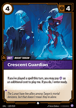 Crescent Guardian UNL-122 Common Near Mint Englisch Foil