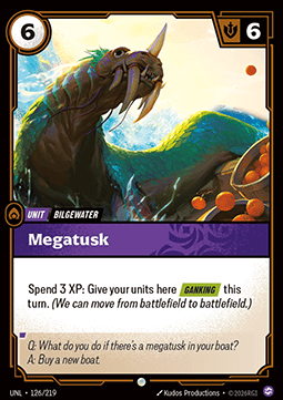 Megatusk UNL-126 Common NM Englisch Foil