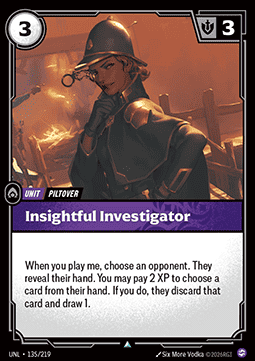 Insightful Investigator UNL-135 Uncommon NM Englisch
