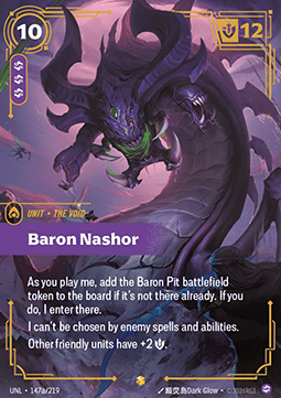 Baron Nashor (V.2) UNL-147a Showcase Light Played Englisch Foil