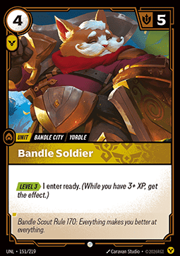 Bandle Soldier UNL-151 Common Near Mint Englisch Foil