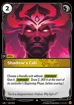 Shadow's Call UNL-165 Uncommon NM Englisch