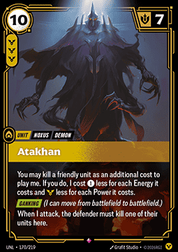 Atakhan UNL-170 Rare Near Mint Englisch Foil
