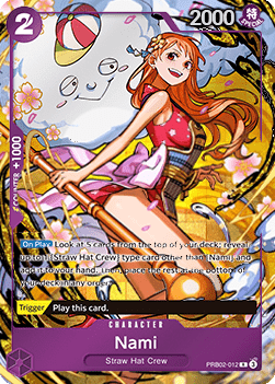 Nami (PRB02-012) (V.1) UP Rare Near Mint Englisch