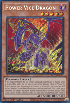 Macht-Vizedrache BLZD-DE002 Secret Rare Excellent Deutsch 1. Auflage