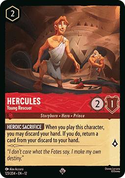 Hercules - Junger Retter 12WIL-123 Super Rare Near Mint Deutsch