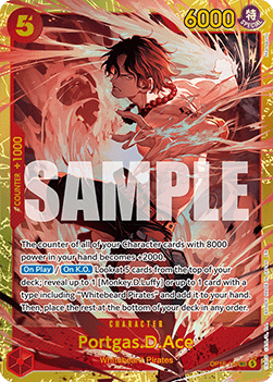Portgas.D.Ace (OP16-118) (V.1) OP16 Secret Rare Near Mint Englisch