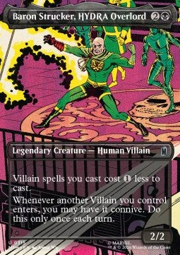 Baron Strucker, HYDRA Overlord (V.1) XMSH-315 Uncommon Near Mint Englisch Foil