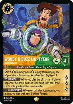 Woody & Buzz Lightyear - Best Buddies 13ATV-28 Legendary Near Mint Englisch