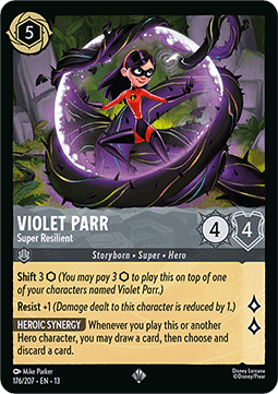 Violetta Parr - Superresilient 13ATV-176 Super Rare Near Mint Deutsch Foil