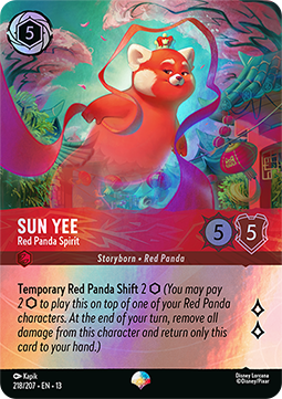 Sun Yee - Geist des Roten Pandas 13ATV-218 Epic Near Mint Deutsch Foil