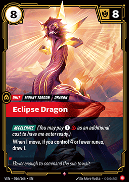 Eclipse Dragon VEN-016 Rare NM Englisch Foil