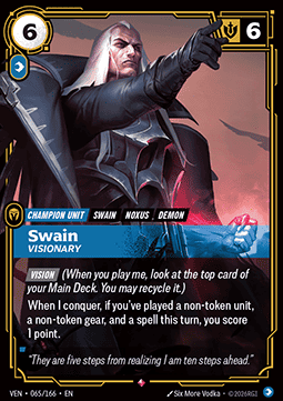 Swain, Visionary (V.1) VEN-065 Rare NM Englisch Foil