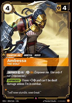 Ambessa, The Wolf (V.1) VEN-084 Rare Near Mint Englisch Foil